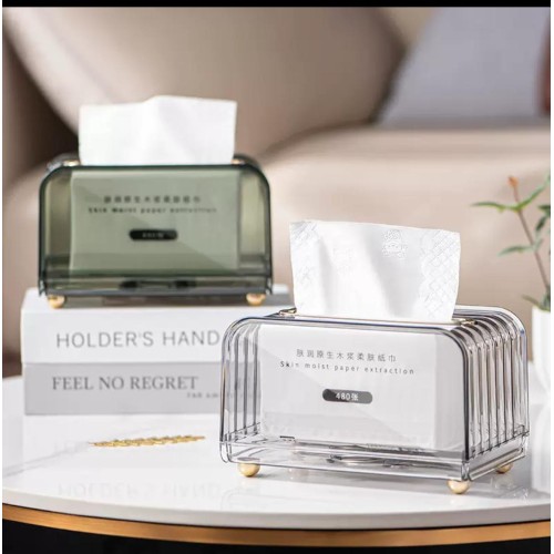 Luxury Clear Serviette Holder – Acrylic Napkin Organizer