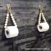 Creative Natural Wood Beaded Toilet Paper Roll Holder Creative Natural Wood Beaded Toilet Paper Roll Holder