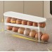 Double Layer Rolling Egg Dispenser – Space-Saving Double Layer Rolling Egg Dispenser – Space-Saving