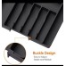 Expandable Cutlery Drawer Organizer – Black, BPA-Free