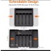Expandable Cutlery Drawer Organizer – Black, BPA-Free