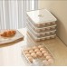 24 Grid Egg Holder – Stackable & Fridge-Friendly