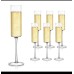 Elegant Crystal Champagne Flutes – Set of 6