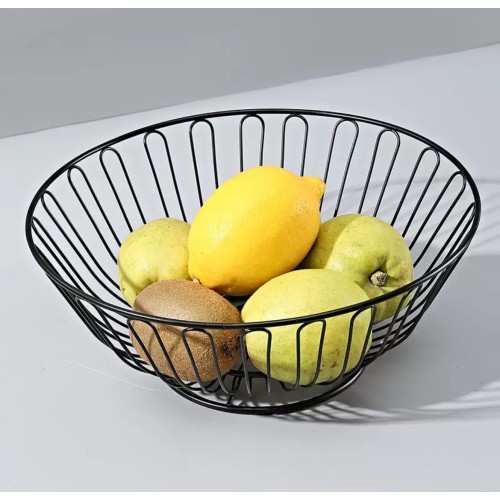 Round Metal Fruit Basket Round Metal Fruit Basket