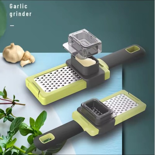 Manual Garlic Crusher & Vegetable Cutter – No Power Needed