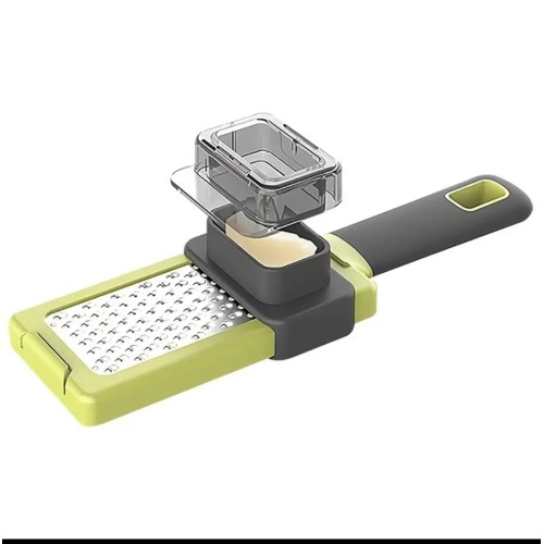 Manual Garlic Crusher & Vegetable Cutter – No Power Needed