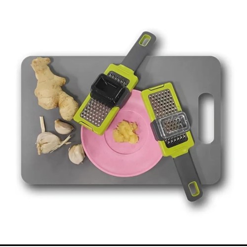 Manual Garlic Crusher & Vegetable Cutter – No Power Needed