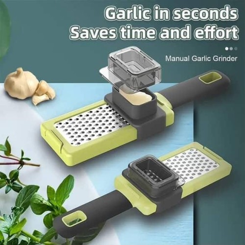 Manual Garlic Crusher & Vegetable Cutter – No Power Needed