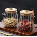 Glass Storage Jar with Bamboo Lid & Spoon – 500ml