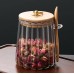 Glass Storage Jar with Bamboo Lid & Spoon – 500ml