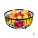 Heavy Fruit Basket with Bamboo Base – Black Heavy Fruit Basket with Bamboo Base – Black