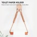 Bamboo Tissue Holder with Hemp Rope – Rustic Style