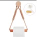 Bamboo Tissue Holder with Hemp Rope – Rustic Style