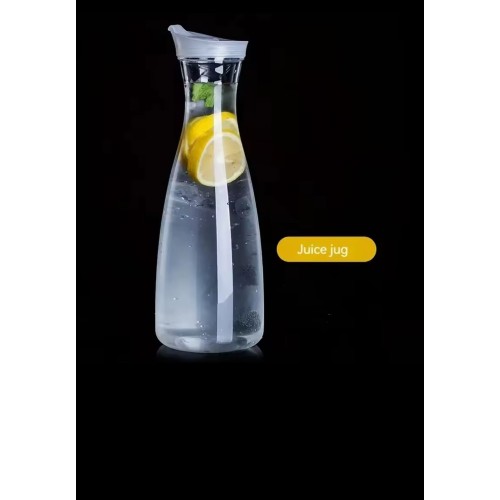 Clear Acrylic Juice Pitcher – 1000ml Drinkware