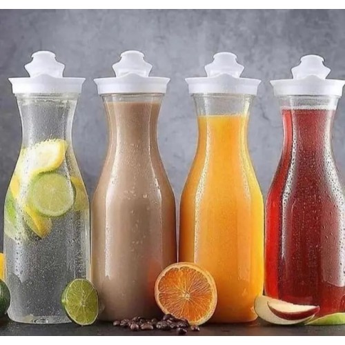 Clear Acrylic Juice Pitcher – 1000ml Drinkware