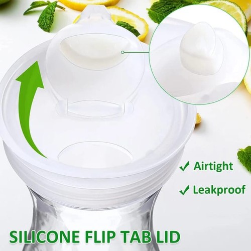 Clear Acrylic Juice Pitcher – 1000ml Drinkware