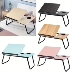 Adjustable Tilting Laptop Folding Table Stand – Bed & Sofa Desk