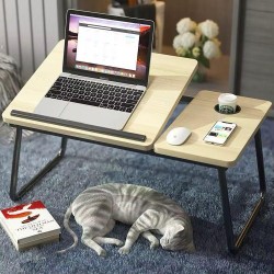 Adjustable Tilting Laptop Folding Table Stand – Bed & Sofa Desk