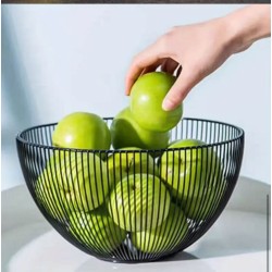 Large Fruit Basket / Egg Storage Rack – Black or White