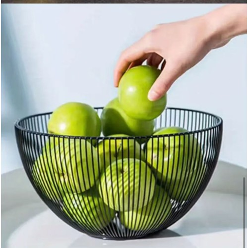 Large Fruit Basket / Egg Storage Rack – Black or White