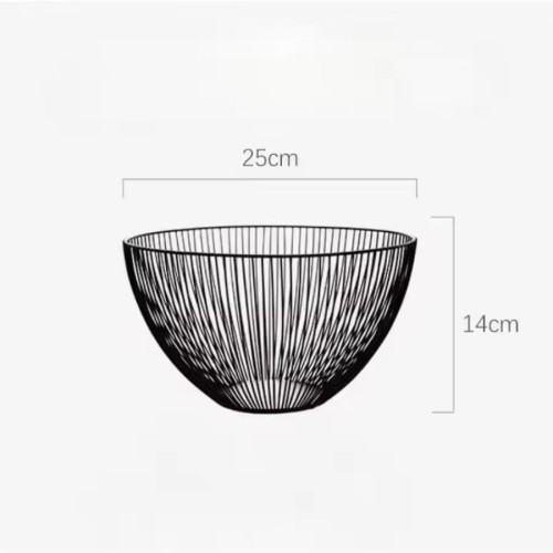 Large Fruit Basket / Egg Storage Rack – Black or White