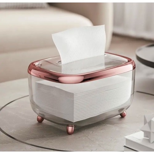 Luxury Tissue Holder / Serviette Holder – Rose Gold Finish Luxury Tissue Holder / Serviette Holder – Rose Gold Finish