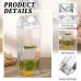Multipurpose Acrylic Bottle for Beverages – 1L Space Saver Multipurpose Acrylic Bottle for Beverages – 1L Space Saver