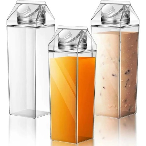 Multipurpose Acrylic Bottle for Beverages – 1L Space Saver Multipurpose Acrylic Bottle for Beverages – 1L Space Saver