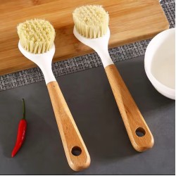 Bamboo Handle Cleaning Brush – Non-Scratch Hard Bristles Bamboo Handle Cleaning Brush – Non-Scratch Hard Bristles