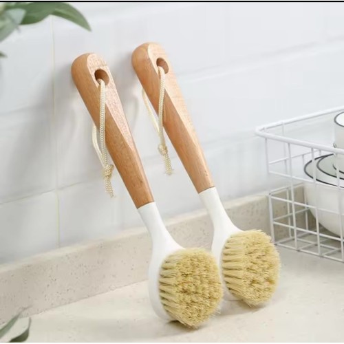 Bamboo Handle Cleaning Brush – Non-Scratch Hard Bristles Bamboo Handle Cleaning Brush – Non-Scratch Hard Bristles