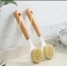 Bamboo Handle Cleaning Brush – Non-Scratch Hard Bristles Bamboo Handle Cleaning Brush – Non-Scratch Hard Bristles