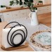 Metal Napkin Holder with Wooden Base – Elegant Design Metal Napkin Holder with Wooden Base – Elegant Design