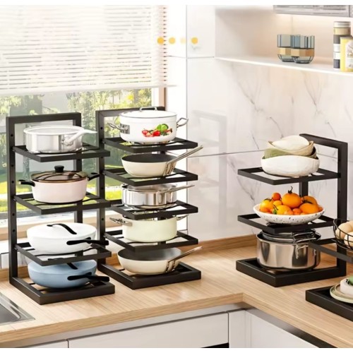 Under Sink Kitchen Storage Rack – Adjustable Organizer Under Sink Kitchen Storage Rack – Adjustable Organizer