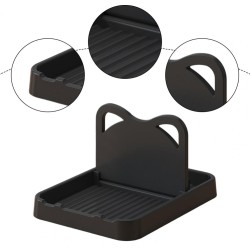 Pot Lid Rack and Spoon Holder – Dual Function Kitchen Counter Organizer