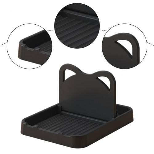 Pot Lid Rack and Spoon Holder – Dual Function Kitchen Counter Organizer