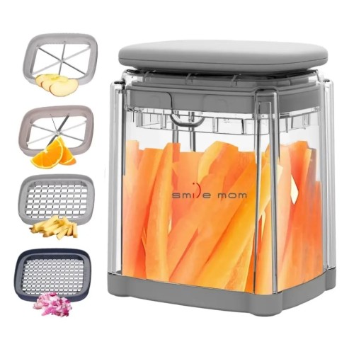 Press-Type Vegetable Cutter – Fries, Onion, Carrot Slicer Press-Type Vegetable Cutter – Fries, Onion, Carrot Slicer