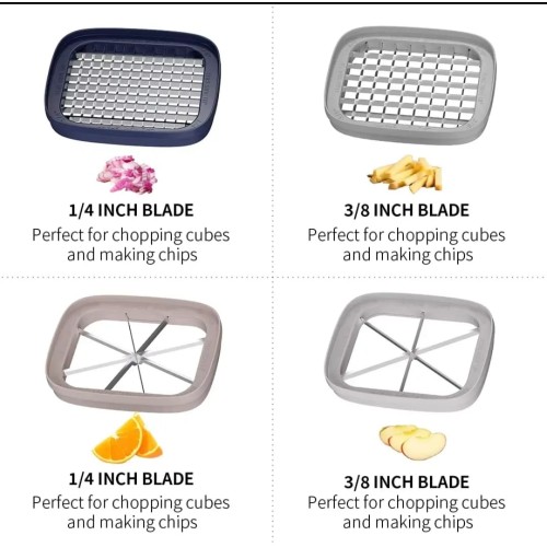 Press-Type Vegetable Cutter – Fries, Onion, Carrot Slicer Press-Type Vegetable Cutter – Fries, Onion, Carrot Slicer