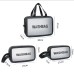 3pc Wash Bag Pouch Set – Wide Base Travel Organizer