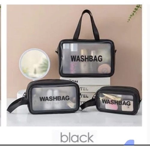 3pc Wash Bag Pouch Set – Wide Base Travel Organizer 3pc Wash Bag Pouch Set – Wide Base Travel Organizer