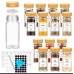 12PCS Glass Spice Jars with Bamboo Lid – 120ML Airtight Set 12PCS Glass Spice Jars with Bamboo Lid – 120ML Airtight Set