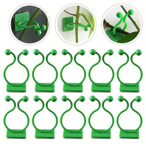 10pcs Plant Wall Clips – Invisible Sticky Vine Holders - rattan 10pcs Plant Wall Clips – Invisible Sticky Vine Holders - rattan
