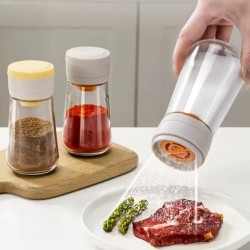Moisture-Proof Glass Salt Shaker with Precise Measure – Modern Kitchen Accessory
