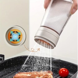 Moisture-Proof Glass Salt Shaker with Precise Measure – Modern Kitchen Accessory