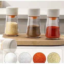 Moisture-Proof Glass Salt Shaker with Precise Measure – Modern Kitchen Accessory