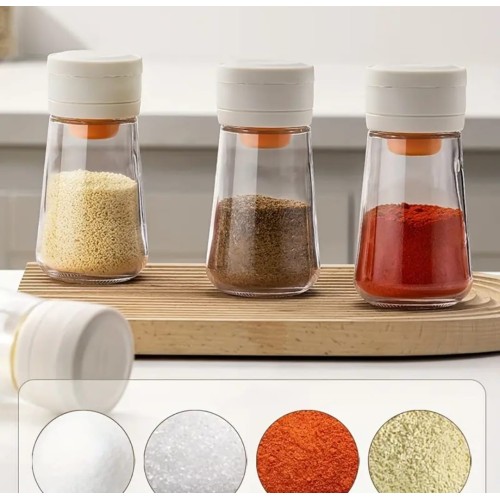 Moisture-Proof Glass Salt Shaker with Precise Measure – Modern Kitchen Accessory Moisture-Proof Glass Salt Shaker with Precise Measure – Modern Kitchen Accessory