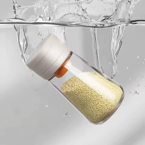 Moisture-Proof Glass Salt Shaker with Precise Measure – Modern Kitchen Accessory Moisture-Proof Glass Salt Shaker with Precise Measure – Modern Kitchen Accessory