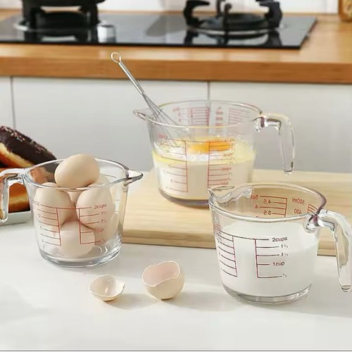 1000ml Glass Measuring Cup with Handle & Scale 1000ml Glass Measuring Cup with Handle & Scale