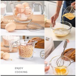 1000ml Glass Measuring Cup with Handle & Scale
