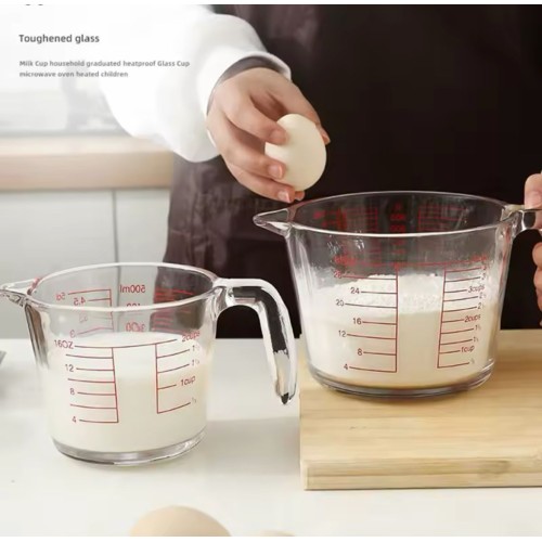 1000ml Glass Measuring Cup with Handle & Scale 1000ml Glass Measuring Cup with Handle & Scale