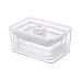 3pcs Acrylic Transparent Fridge Organizer Set 3pcs Acrylic Transparent Fridge Organizer Set